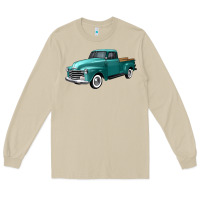 Mushroom western truck left 34 view Long Sleeve Tee - FaDigitalArtStudio