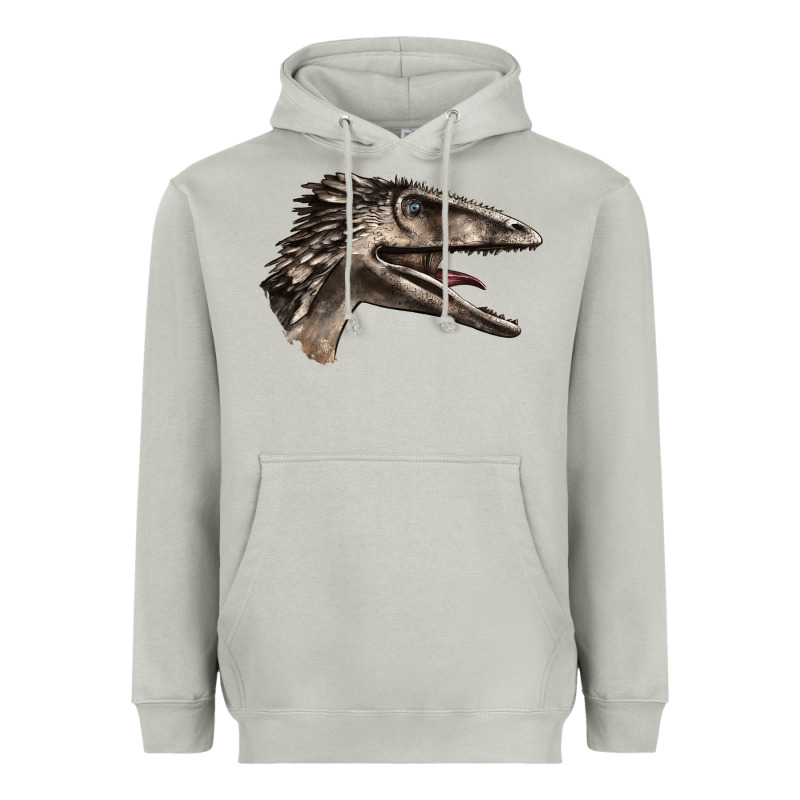 Deinonychus Face Heavyweight Hoodie by LillyAllenDesigns | Teevron