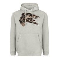 Moon Dust Deinonychus Face Heavyweight Hoodie - LillyAllenDesigns