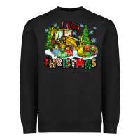 Black i dig christmas Heavyweight Sweatshirt - Zillion Design Studio