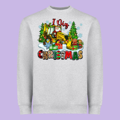 Heavyweight Sweatshirt i dig christmas