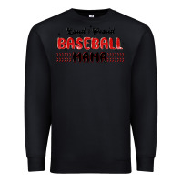 Black loud and proud baseball mama Premium Sweatshirt - MaliasSmallBusiness