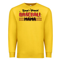 Lemon loud and proud baseball mama Premium Sweatshirt - MaliasSmallBusiness