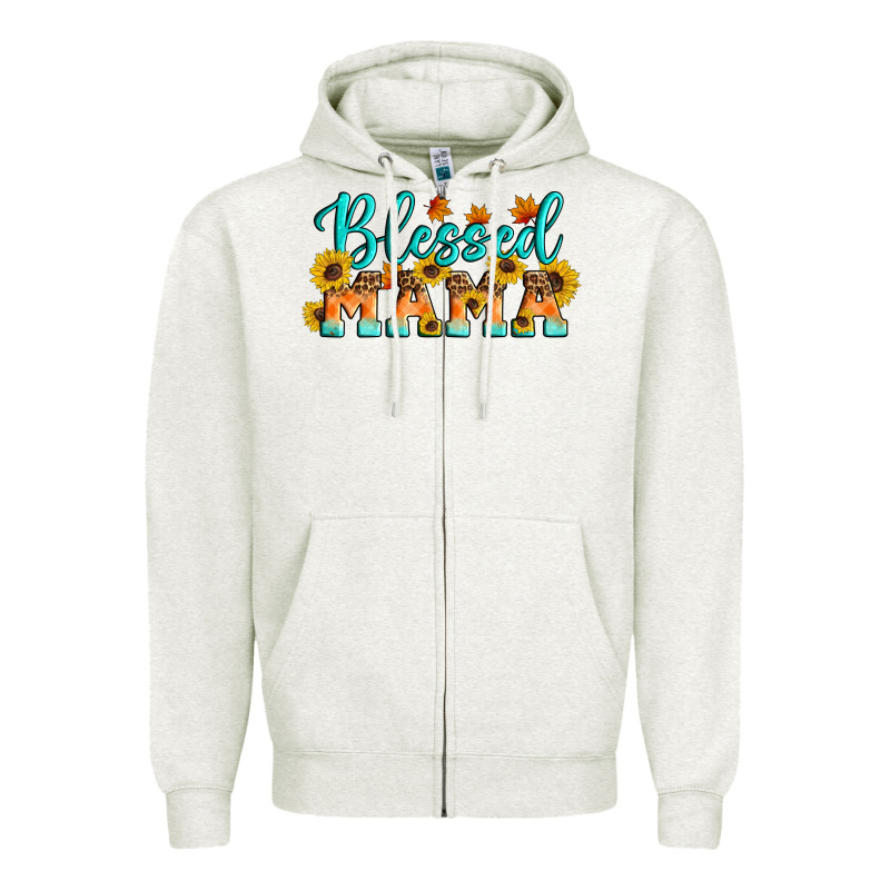 Blessed Mama Zipper Hoodie by Artiststas | Teevron