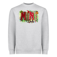 Heather Grey mimi claus Heavyweight Sweatshirt - Zillion Design Studio