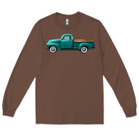 Chestnut western truck left side view Long Sleeve Tee - FaDigitalArtStudio