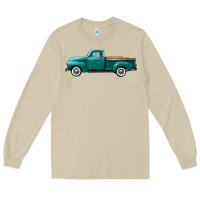 Mushroom western truck left side view Long Sleeve Tee - FaDigitalArtStudio