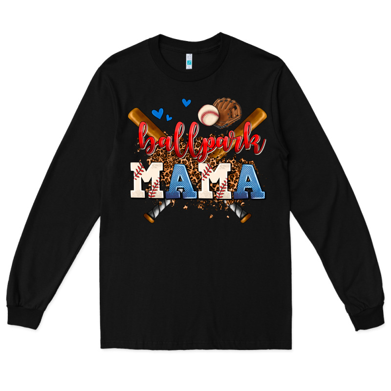 Ballpark Mama Long Sleeve Tee by AdoDesignShop | Teevron