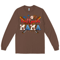 Chestnut ballpark mama Long Sleeve Tee - AdoDesignShop