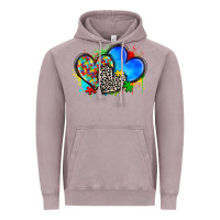 Vintage Zinc autism hearts Vintage Hoodie - Zillion Design Studio