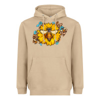 Mushroom bee sunflower leopard Heavyweight Hoodie - Jasminsmagicworld