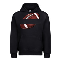 Black football name frame Urban Hoodie - BarkalooDesign