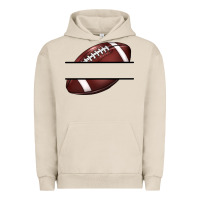 Pigment French Oak football name frame Urban Hoodie - BarkalooDesign