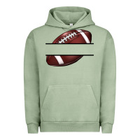 Pigment Oil Green football name frame Urban Hoodie - BarkalooDesign