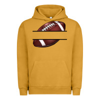 Pigment Peanut Butter football name frame Urban Hoodie - BarkalooDesign