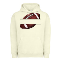 Pigment Pistachio football name frame Urban Hoodie - BarkalooDesign