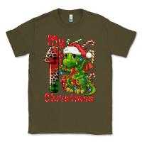 Army Green my first christmas dragon Classic Tee - FaDigitalArtStudio
