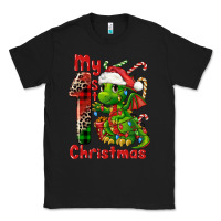 Black my first christmas dragon Classic Tee - FaDigitalArtStudio