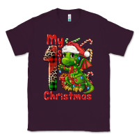 Plum my first christmas dragon Classic Tee - FaDigitalArtStudio