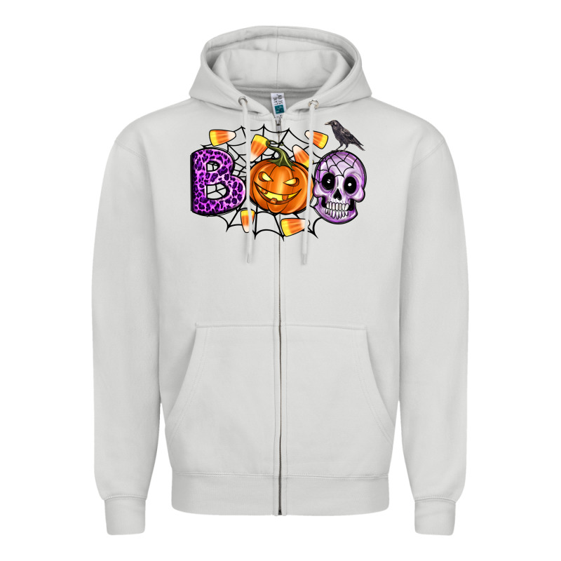 Boo Halloween Zipper Hoodie by Artiststas | Teevron