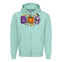 Seafoam Boo halloween Zipper Hoodie - Artiststas