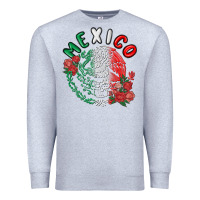 Heather Grey mexico Premium Sweatshirt - MaliasSmallBusiness