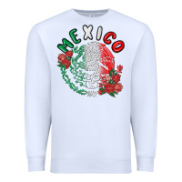 White mexico Premium Sweatshirt - MaliasSmallBusiness