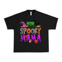 Black one spooky mama Urban Heavy Tee - Zillion Design Studio