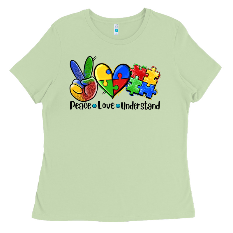 Peace Love  Cure Ladies Tee by AdoDesignShop | Teevron
