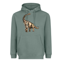 Sage Brachiosaurus Heavyweight Hoodie - LillyAllenDesigns