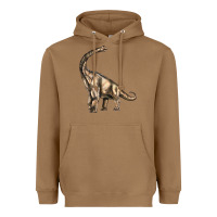 Toasted Coconut Brachiosaurus Heavyweight Hoodie - LillyAllenDesigns