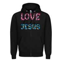 Black love like jesus Zipper Hoodie - JahusDesignShop