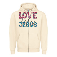 Sandshell love like jesus Zipper Hoodie - JahusDesignShop