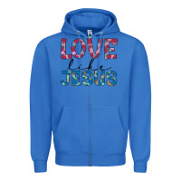 True Royal love like jesus Zipper Hoodie - JahusDesignShop
