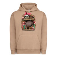 Pigment Burro cute floral baby sloth Urban Hoodie - Jasminsmagicworld