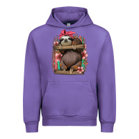 Tulip cute floral baby sloth Urban Hoodie - Jasminsmagicworld