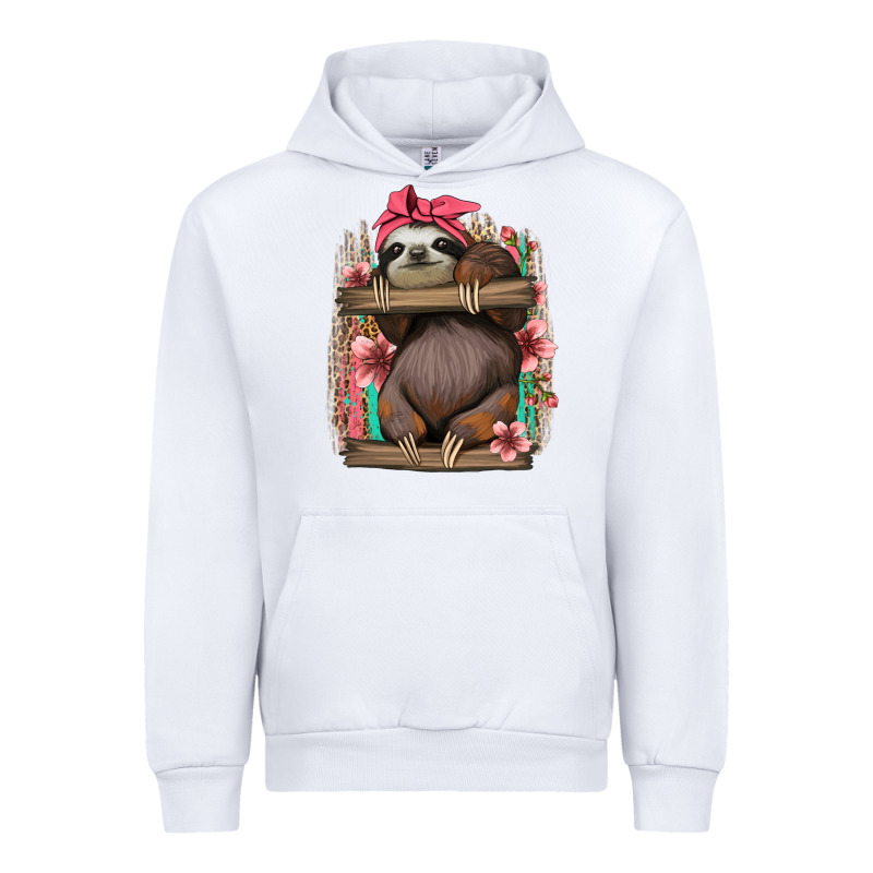 Cute Floral Baby Sloth Urban Hoodie by Jasminsmagicworld | Teevron