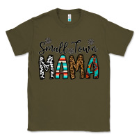 Army Green small town mama Classic Tee - CowhideDigitalArt