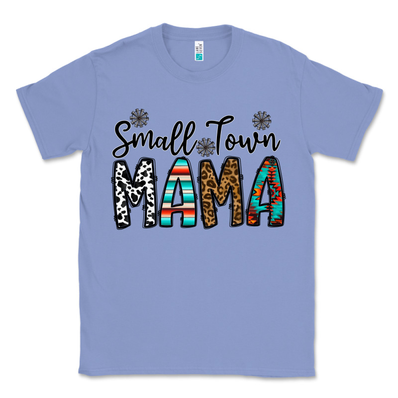 Small Town Mama Classic Tee by CowhideDigitalArt | Teevron