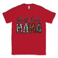 Red small town mama Classic Tee - CowhideDigitalArt