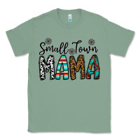 Sage small town mama Classic Tee - CowhideDigitalArt