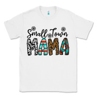 White small town mama Classic Tee - CowhideDigitalArt