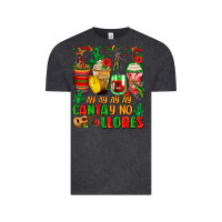 Vintage Black ay ay ay ay canta y no llores coffee cups Vintage Tee - Zillion Design Studio