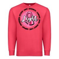 Cardinal fight breast cancer Premium Sweatshirt - MaliasSmallBusiness