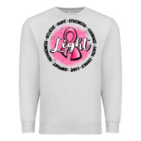 Dove Grey fight breast cancer Premium Sweatshirt - MaliasSmallBusiness