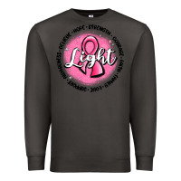 Smoke fight breast cancer Premium Sweatshirt - MaliasSmallBusiness