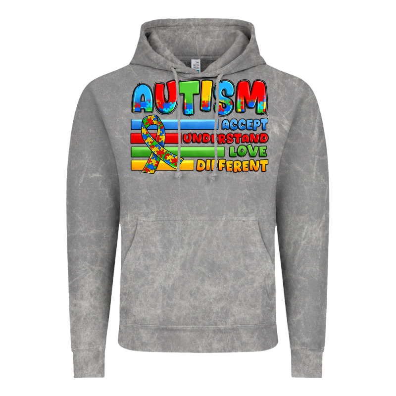 Autism Accept Understand Love Different Vintage Hoodie by JahusDesignShop | Teevron
