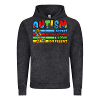 Vintage Black autism accept understand love different Vintage Hoodie - JahusDesignShop