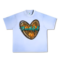 Grape Ice thankful pumpkin heart Urban Heavy Tee - RanaPortraitStore