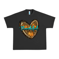 Pigment Black thankful pumpkin heart Urban Heavy Tee - RanaPortraitStore
